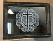 Cross w/ Mandala Background.