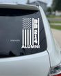 DD-214 Alumni American flag.
