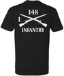1-148TH Infantry Guidon Tshirt